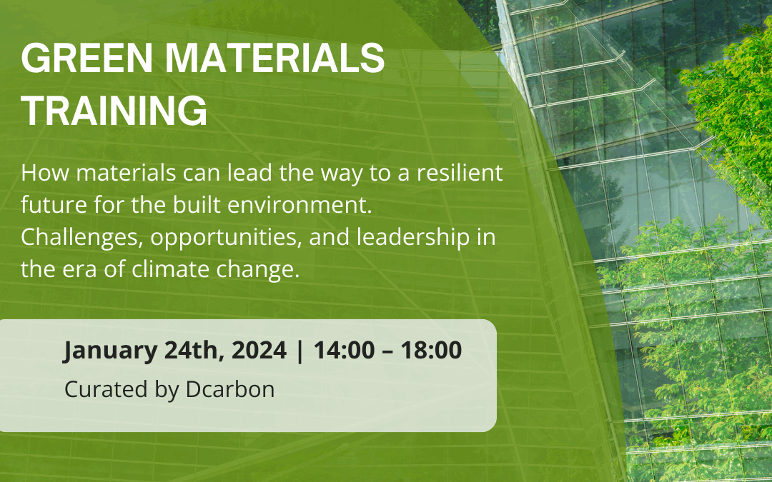 Σεμινάριο Green Materials Training