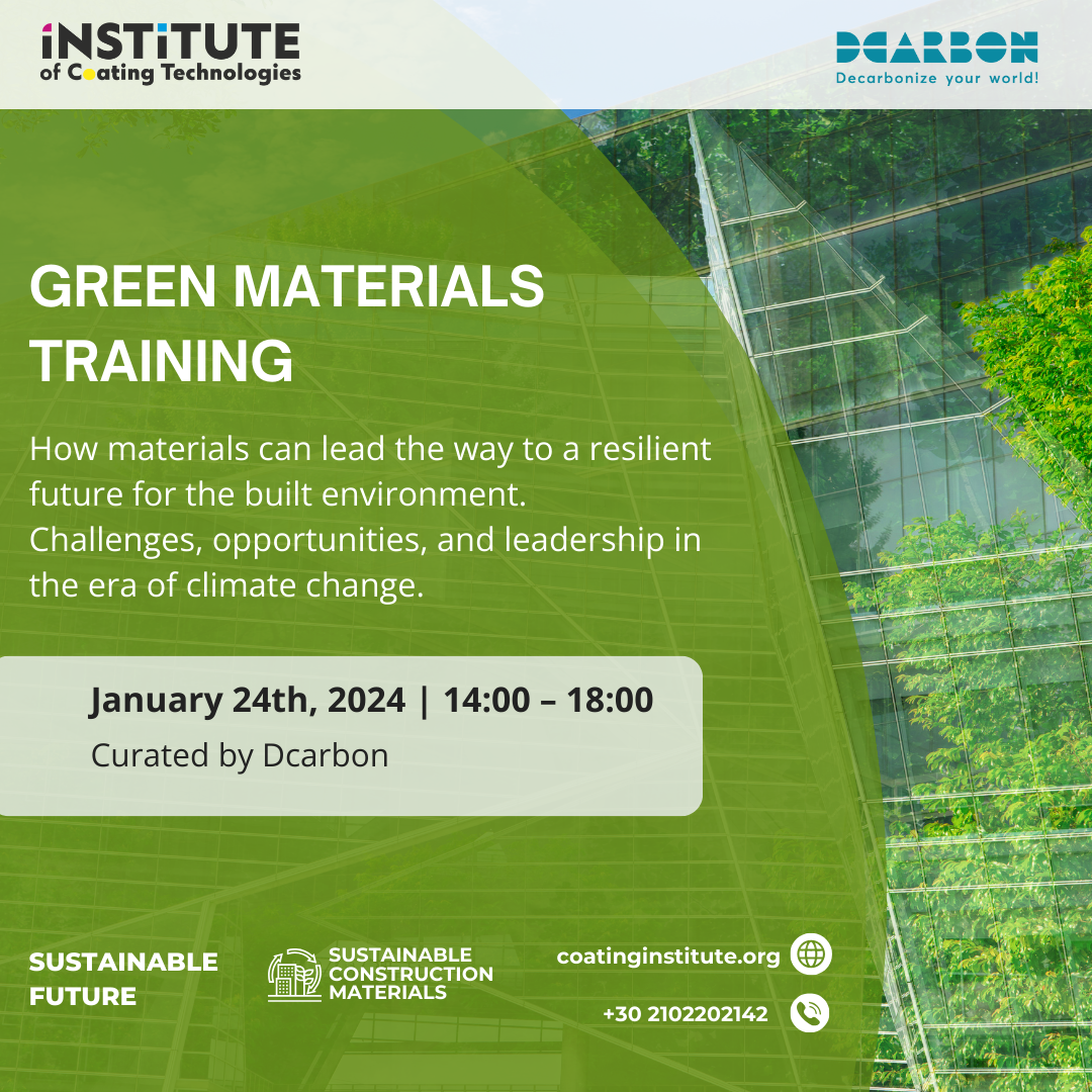 Seminar: Green Materials Training